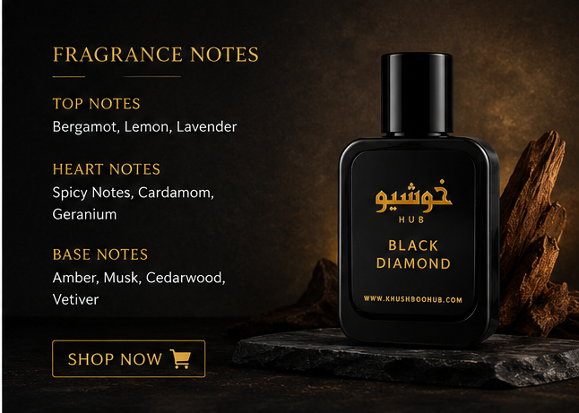 Black Diamond – Luxury Unisex Perfume for Men & Women & Free Tester - Image 2